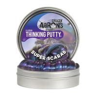 Crazy Aaron s Thinking Putty รุ่นเปลี่ยนสีตามแสงตกกระทบ Super Scarab ขนาดใหญ่ ฝึกจินตนาการ ดินน้ำมันวิทยาศาสตร์ ไม่มีวันแห้ง ไม่ใช่สไลม์