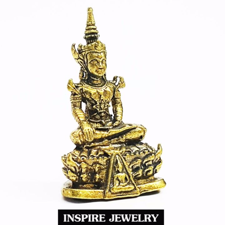 inspire-jewelry-บูชาพระพุทธรูปปางมหาจักรพรรดิ-ทรงเครื่องใหญ่-ผู้ใดได้บูชาสักการะพระพุทธรูปปางนี้-จะนำความเจริญรุ่งเรืองมาสู่ชีวิต-ขนาด-2x3-8cm-หล่อจากทองเหลือง-ทุกเทศกาล-ปีใหม่-วันเกิด-ของขวัญ-วาเลนไท