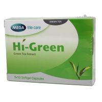 Mega We Care Hi Green 30 แคปซูล ชาเขียวสกัด เพื่อรูปร่างและสุขภาพที่ดี