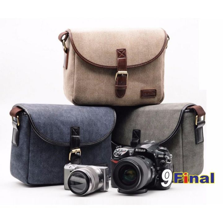 travel-life-m80-กระเป๋ากล้อง-แนวเกาหลี-ผ้าแคนวาส-สีน้ำเงินเข้ม-สำหรับกล้อง-dslr-amp-mirrorless-ใช้ได้ทุกรุ่น