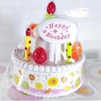 Worktoys ของเล่นเด็ก เค้กวันเกิด มีเสียงมีไฟ Happy Birthday Cake
