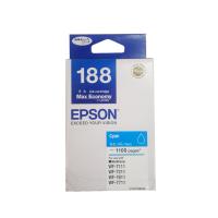 Epson 188 Cyan (T188290) หมึกพิมพ์อิงค์เจ็ต สีฟ้า จำนวน 1 ชิ้น ใช้กับพริ้นเตอร์อิงค์เจ็ท เอปสัน WorkForce WF-7111 / 7211 / 7611 / 7711