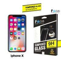 Focus ฟิล์มกระจกนิรภัย FULL FRAME TEMPERED GLASS for iPhone X เต็มจอ (สีดำ)