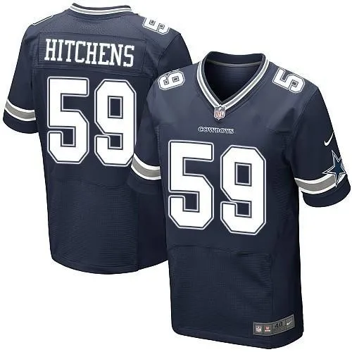 Anthony Hitchens White Stitched Jersey, Men's Dallas Cowboys 59