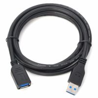 USB 3.0 Male To Female 18.M Extension Data Cable (Black) - intl