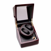 Fancybox ตู้นาฬิกาออโตเมติกแบบหมุน Watch Winder Premium สำหรับนาฬิกาแบบหมุน 2 เรือน สีโอ็ค