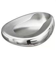 Stainless Bed Pan Stainless หม้อนอนสแตนเลส สำหรับผู้ใหญ่