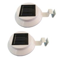 Solar expert โคมไฟโซล่าเซลล์ ทรงกลม 3 LED(ใหญ่) เเสง : ขาว  2pcs