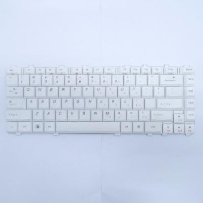 สินค้าคุณสมบัติเทียบเท่า คีย์บอร์ด เลอโนโว - Lenovo keyboard (US สีขาว) สำหรับรุ่น Ideapad Y450 Y550 Y550P Y460 Y650 B460 V460