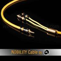 Nobility Mini 3.5 หัวตรง to RCA รุ่น Eagle (สายทองแดงผสมเงิน) ความยาว 1เมตร - สีเหลือง