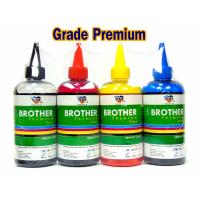 หมึกเติม Brother อิงค์เจ็ท หมึก refill ตรา THE ONE ขนาด 250 ml. สี BK/C/M/Y จำนวน 4 ขวด เกรด Premium