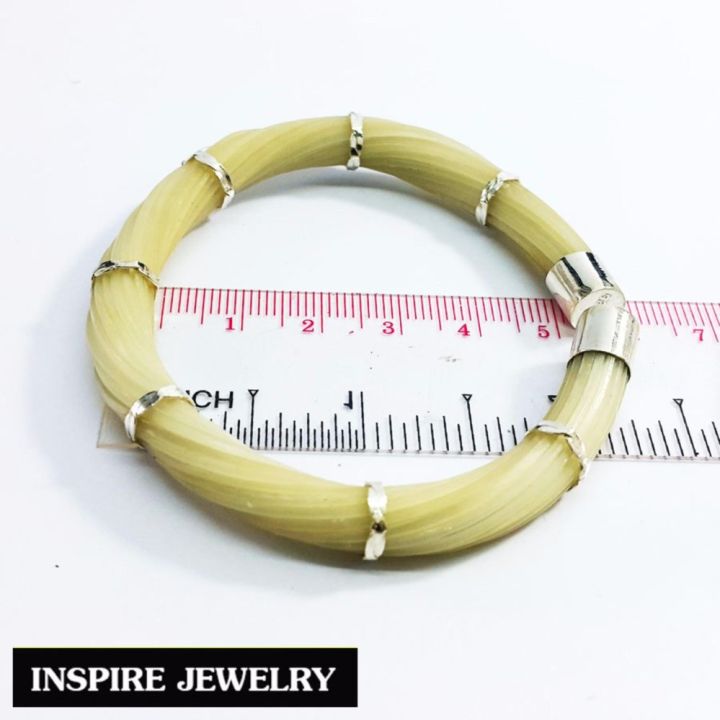 inspire-jewelry-กำไลเครื่องประดับมงคลขนหางช้าง-หางอาฟริกาหางช้างแท้-อาฟริกา