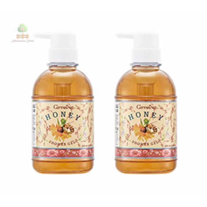 กิฟฟารีน เจลอาบน้ำผสมของน้ำผึ้งบริสุทธิ์ ให้ผิวเนียนใส เปล่งปลั่ง และวิตามิน E ช่วยให้ผิวเนียนนุ่ม ชุ่มชื่น ดูสดใสอย่างเป็นธรรมชาติ 500 ml 2 ขวด Giffarine Honey Shower Gel 500 ml 2 bottles