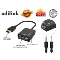 1080P HDMI to VGA + Video Converter Adapter HD Cable Audio Output HDMI2VGA with audio cable