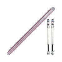 OHTO Pen Fine Slim Series Ceramic Rollerball Technology Pen(Pink)+ไส้ปากกาหมึกน้ำ C-305(0.5)(Black) 2 ชิ้น