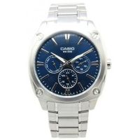 Casio Standard Analog  นาฬิกาผู้ชาย สาย stainless รุ่น MTP-1309D-2A - silver