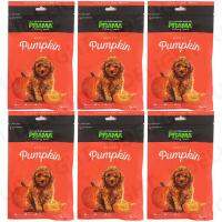 ขนมสุนัขใหญ่ Stick PRAMA Dog Buttery Pumpkin 70g (6 bags) พราม่า รสฟักทอง 70 กรัม (6 ห่อ)