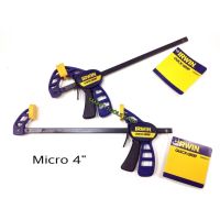 IRWIN micro bar clamp  แคล้มจับงาน 4 นิ้ว / 2 อัน