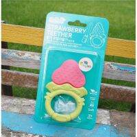 ยางกัดสตอเบอรี่แบบวง Ange Strawberry Ring Teether