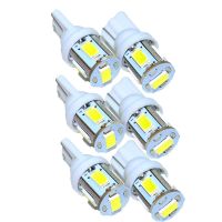 LED ไฟหรี่ SMD T10 5 ดวง ( 3 คู่ สีขาว )