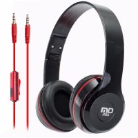 MD-TECH HS6 หูฟัง Headset Bass Boost Stereo Android iphone n/b pc tv (Black)