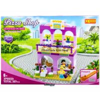 ProudNada Toys ของเล่นเด็กชุดตัวต่อเลโก้ร้านพิซซ่า XIPCO Pizza Shop Annas Lunch time 307 PCS XP96020