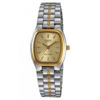 นาฬิกา รุ่น Casio นาฬิกาข้อมือผู้หญิง สายสแตนเลส สีเงิน รุ่น LTP-1169G-9A ( Gold/Silver ) จากร้าน MIN WATCH