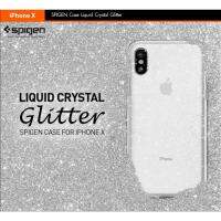 Spigen iPhone X Liquid Crystal Glitter เคสบาง หลังใส วิงค์ๆ และ กันกระแทก  สัมผัสดีมากครับ ของแท้แน่นอน คร้าบ