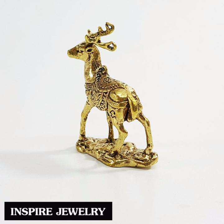 inspire-jewelry-กวางทอง-กวางมงคล-นำโชค-ทองเหลืองอร่าม-สวยหรู