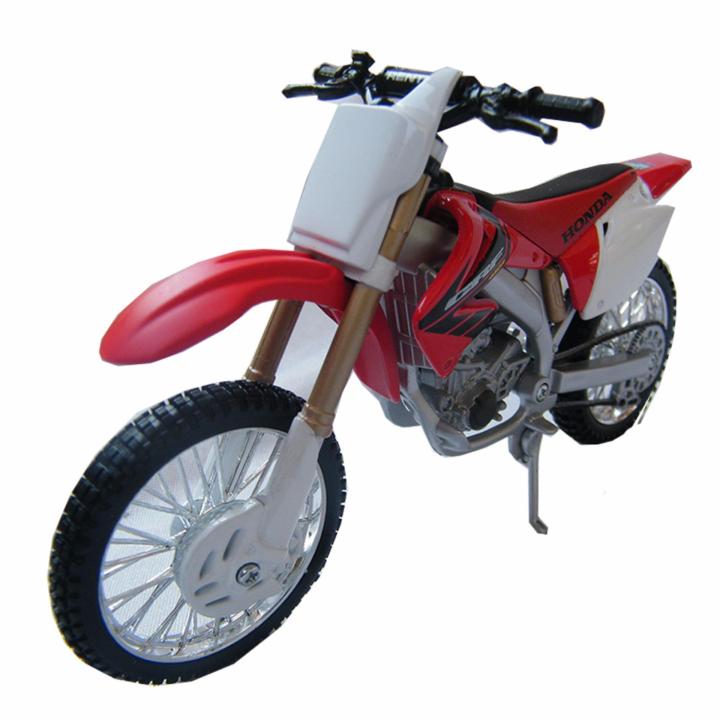 rctoystory-โมเดล-ของสะสม-รถมอเตอร์ไซค์-วิบาก-มอเตอร์ครอส-รุ่น-honda-crf450r-สีแดง