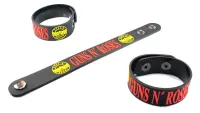 GUNS N ROSES ริสแบนด์ กันส์แอนด์โรสเซส  Wristband สายรัดข้อมือ กำไล วงร็อค พังค์ อีโม เดธเมทัล ป๊อป เกาหลี GUN140NA