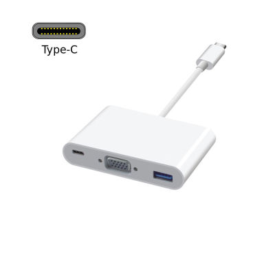 usb Type c 3.1 to vga usb 3.0 charging 3 in 1 converter cable