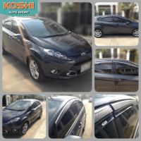 Koshi กันสาดคิ้วโครเมี่ยม Ford Fiesta 2011-14 รุ่น 5 ประตู (4ชิ้น)