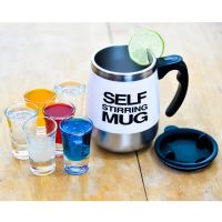 G2G แก้วสแตนเลสชงอัตโนมัติไม่ต้องใช้ช้อนคน Self Stirring Mug ขนาด 450 ML. สำหรับชงกาแฟ นม ผสมเวย์โปรตีน ข้าวโอ๊ต หรือเครื่องดื่มต่าง ๆ สีขาว จำนวน 1 ชิ้น