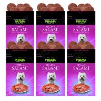 PRAMA Dog พราม่า ขนมสุนัข รสอิตาเลี่ยน ซาลามี่ 70 กรัม (6 ซอง) PRAMA Dog Treat Italian Salami Flavor 70g (6 Units)