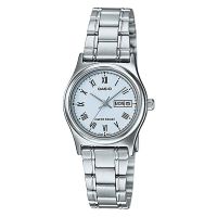 นาฬิกา รุ่น Casio นาฬิกาข้อมือผู้หญิง สายสแตนเลส สีเงิน รุ่น LTP-V006D-2B ( Silver ) นาฬิกาข้อมือ