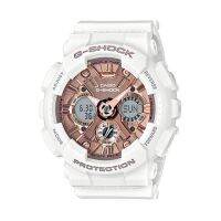 Casio G-Shock Mini นาฬิกาข้อมือผู้หญิง สายเรซิ่น รุ่น GMA-S120,GMA-S120MF,GMA-S120MF-7A2 - สีขาว