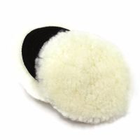 Wool Pad แผ่นขนแกะขัดเงาขนาด 6นิ้ว ทำจากขนแกะแท้ 100% ราคา/1ชิ้น