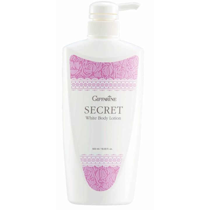 giffarine-secret-white-body-lotion-โลชั่นปรับสภาพผิวที่หมองคล้ำให้ขาวใสอมชมพู-ดูเปล่งปลั่ง-1-ชิ้น