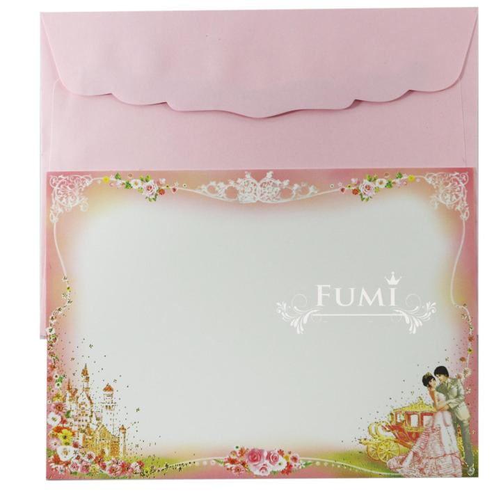 fumi-การ์ดแต่งงาน-การ์ดเปล่า-หน้าเดียวพร้อมซอง-5x7-นิ้ว-100-ชุด