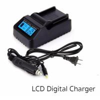 VBG130 VBG070 VBG260 DU21 AD21 DAC14D LCD Digital LCD Camera Charger For Panasonic แท่นชาร์จแบตกล้องมีจอ LCD แสดงสถานะแบต DU21