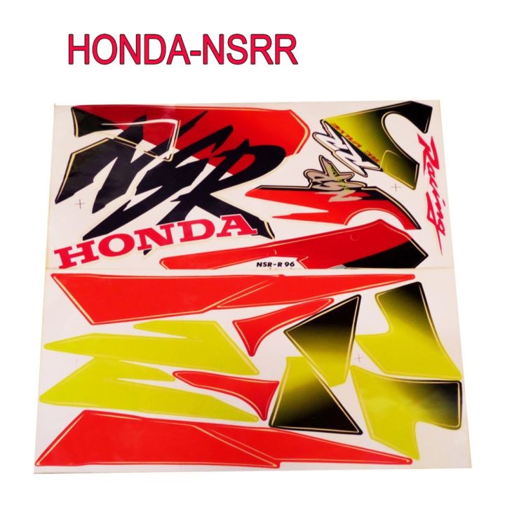 สติ๊กเกอร์ติดรถมอเตอร์ไซด์-สำหรับ-honda-nsrr-ปี96-สีแดง