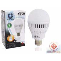 หลอดไฟอัจฉริยะ อัตโนมัติ เมื่อไฟดับ แสงเดยไลท์  Iwachi Emergency LED 12W 2 หลอด