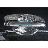 ถาดรองมือเปิดประตู กันรอยประตู โครเมี่ยม (Door handle)/ Toyota Vigo 2011 ( 4 Drs.) AO