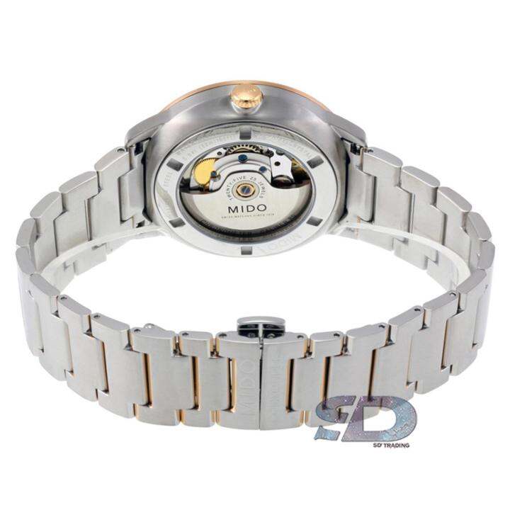 mido-commander-ii-automatic-chronometer-nbsp-mens-watch-รุ่น-m021-431-22-031-00-rosegold-silver