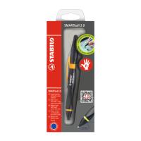 STABILO สตาบิโล ปากกา Smartball 2.0 Ballpoint Pen+Touch Screen ถนัดมือขวา - Black/Orange