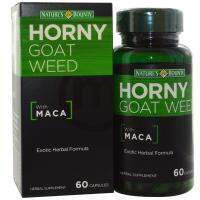 Natures Bounty Horny Goat Weed with Maca - 60 Capsules