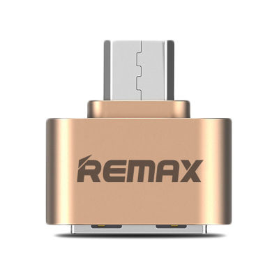 Remax RA-OTG USB OTG Adapter สำหรับ Samsung /Android สีทอง