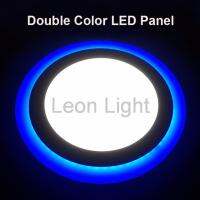 Leon Light  โคมดาวน์ไลท์ LED Panel Light Skyblue หน้ากลม 2 สีในหนึ่งเดียว 6+3wรุ่นGvall63WB