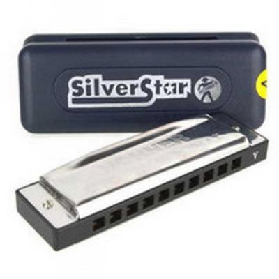 Hohner   ฮาร์โมนิก้า รุ่นSilver Starขนาด10ช่อง คีย์C